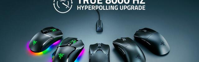 Razer Enables 8 KHz Polling Rate on More Mice, Via Firmware Update