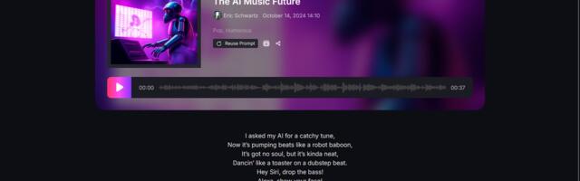 How to use a new free AI tool for writing songs (including lyrics) for free