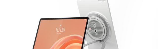 Lenovo put a giant speaker in the middle of this tablet and we actually don’t hate it