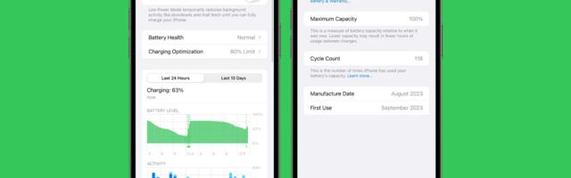 iOS 17.4 Lets You See Your iPhone 15 Battery Health at a Glance