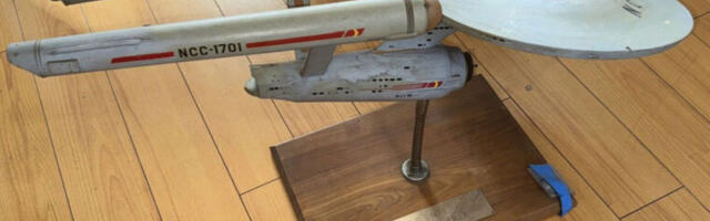 Long-lost model of the USS Enterprise returned to Roddenberry family