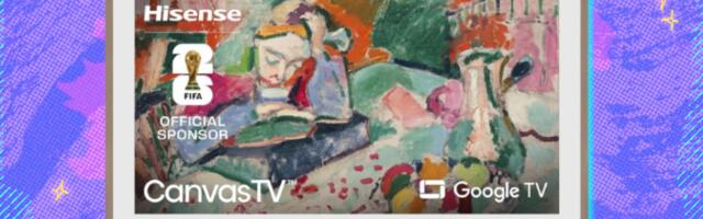 The Hisense 55-inch Canvas art TV is down to a new best price ever post-Spring Sale