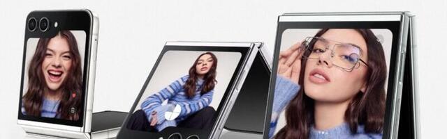 The Samsung Galaxy Z Flip5 loses the gap, gains a much larger cover display
