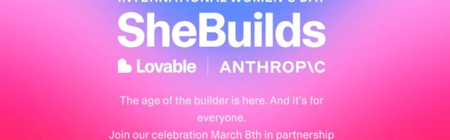 SheBuilds goes global as Lovable offers free AI app-building access on International Women’s Day
