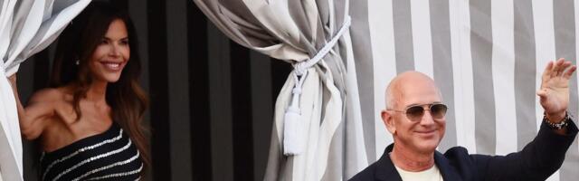 Photos show Jeff Bezos and Lauren Sánchez kicking off their wedding festivities in Venice