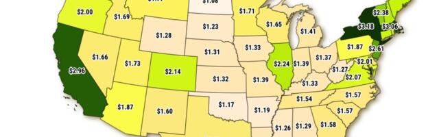 California rents, per square foot, rank 5th-highest in US