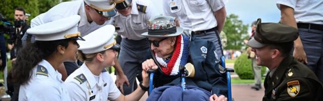 Papa Jake Larson, D-Day veteran and TikTok star, dies at 102