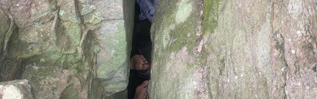 Dropped iPhone Causes Woman to Be Trapped Upside Down in Rock Crevice for Hours