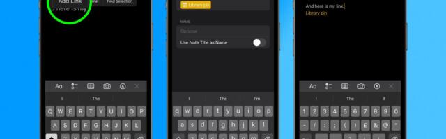 Apple's Notes App Now Lets You Create Links Between Notes