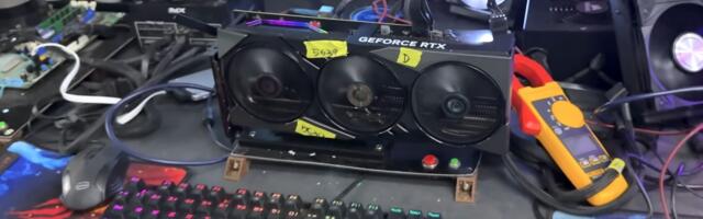 Modders use jumper wires and a custom BIOS to save a damaged RTX 4090 from the trash — resurrected Nvidia gaming GPU loses 4GB of VRAM to overcome terminal PCB sagging