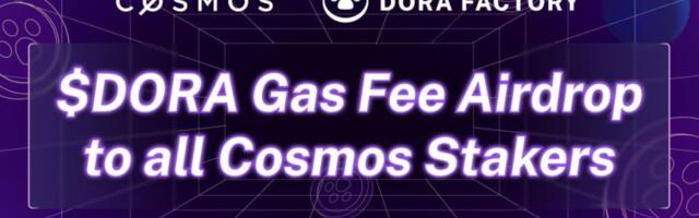 Dora Factory Announces Historic $DORA Airdrop to Over 1 Million ATOM Stakers in Largest MACI Voting Round Ever