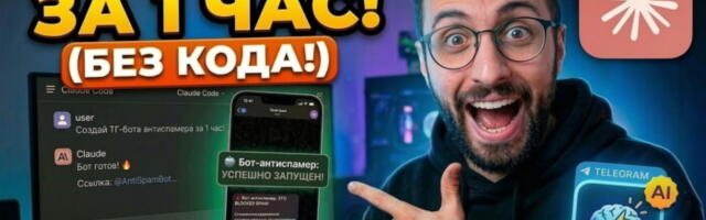 Создал антиспам бота онлайн за 30 мин