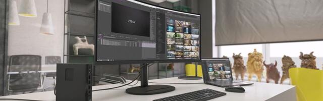MSI's new 1500R ultrawide Modern MD342CQP series features 120 Hz VA 1440p panel, 98W USB Type-C PD