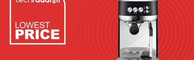 Get your caffeine fix at home for less with this four-star Breville Bambino Plus at a record-low price on Amazon
