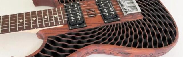 Olaf Diegel and Forust Company Showcase 3D Printed Wooden Guitar