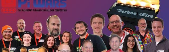 Flaming bots and NERF shooters: Pi Wars brings together best Raspberry Pi robotics teams in the world