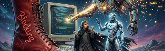 Практический подход к миграции большой базы C# кода на async