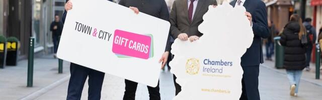Chambers Ireland partners with Town & City Gift Cards to support local retailers