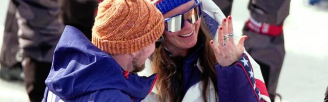 Gold medalist Breezy Johnson’s latest Olympic bling? A sapphire engagement ring