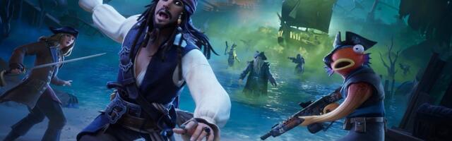 Fortnite's Pirates of the Caribbean crossover launches next month