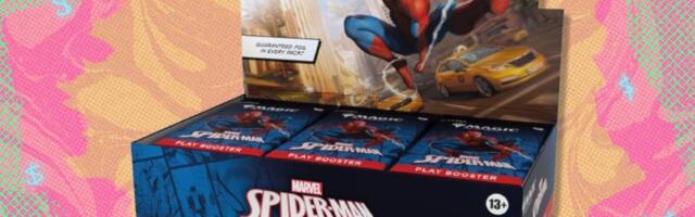 The Magic: The Gathering Marvel Spider-Man Play Booster Box is under market price at TCGplayer