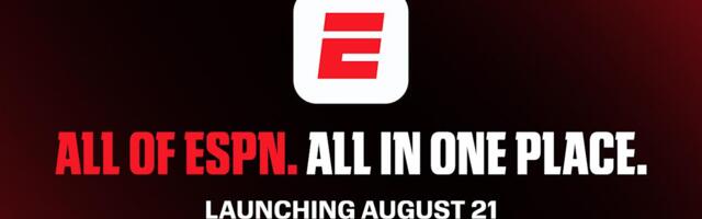 ESPN’s new streaming service arrives August 21
