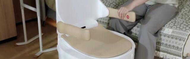 This robotic self-driving toilet comes to you
