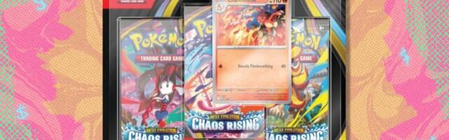 The Pokémon TCG 3-Pack Chaos Rising Blister has been cut at Amazon — save over $5