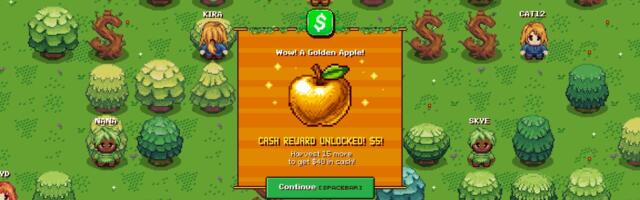 ‘Cash Apples’ is giving away $500,000 to people who click on trees in a web browser