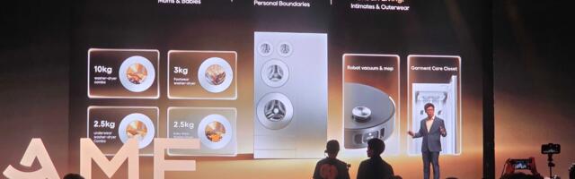 Has smart home tech gone too far? This robot vacuum is also a closet — and four washer-dryers