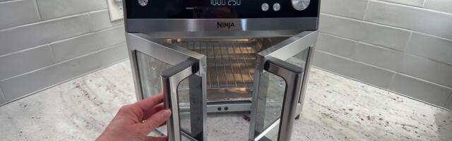 Ninja French Door Air Fryer and Countertop Oven does it all — but it cooks faster than you might expect, so you'll need to keep an eye on it