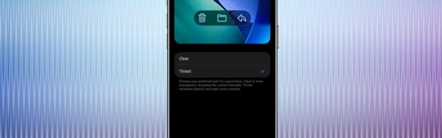 Apple adds a new toggle to make Liquid Glass less glassy