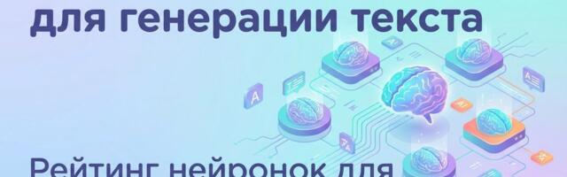 ТОП 6 лучших ИИ для генерации текста – Рейтинг нейронок для SEO копирайта 2026 года