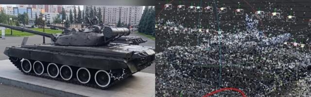 Определение координат дрона относительно движущегося объекта