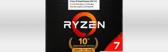 Ryzen 7 5800X3D AM4 10th Anniversary Edition surfaces online for $310 — return of iconic gaming CPU for budget builders seems imminent
