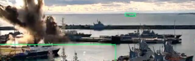 Ukraine says it just carried out the first-ever underwater drone strike on a Russian submarine