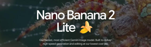 Google's new Nano Banana 2 Lite image model is its fastest and cheapest yet