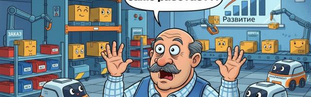 Гибридная автоматизация склада: сочетание AMR + статика (AS/RS, конвейер)