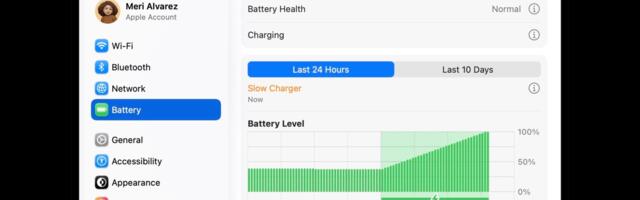 macOS Tahoe 26.4 Adds Slow Charger Indicator for MacBooks