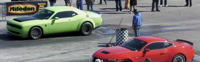 A 750 HP Mustang Took On A Dodge Demon And The Results Weren't Even Close