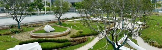 Large 3D Printed Park Constructed in China
