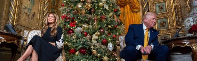 Donald Trump is spending Christmas at Mar-a-Lago. Photos show his lavish holiday celebrations.