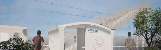 Japanese railway shelter replaced in less than 6 hours by 3D-printed model