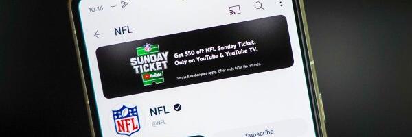 Students Get NFL Sunday Ticket Through YouTube for $109