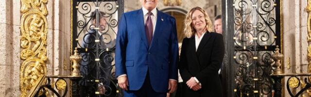 Italy's right-wing Prime Minister Giorgia Meloni holds surprise meeting with Trump at Mar-a-Lago