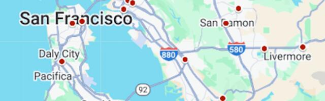 Map: Starbucks in the Bay Area that are on the closure list