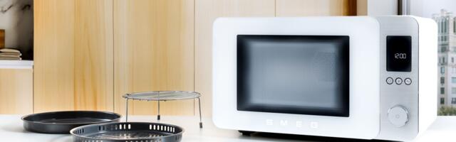 Smeg just launched a stylish microwave and air fryer combo — and it'll cook everything from creamy oatmeal to crispy chicken