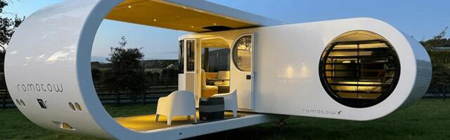 Romotow: The Foldable Camping Trailer Inspired By A USB Flash Drive