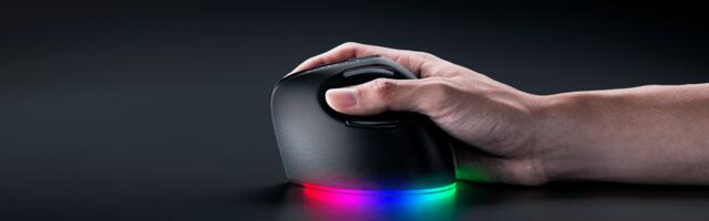 This is Razer’s first vertical mouse