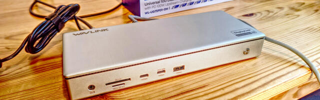 I tested this WavLink docking station and it's made for those who don’t like Thunderbolt ports, but want to connect 10K monitors to their laptop